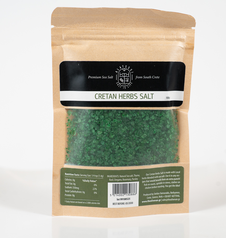 Cretan Herbs Salt 100gr